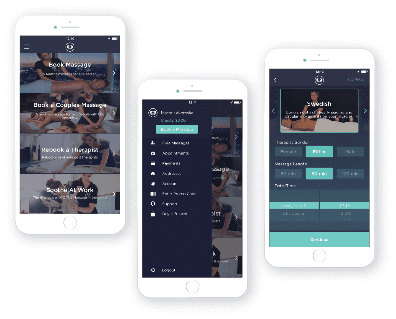 ios development poland for soothe